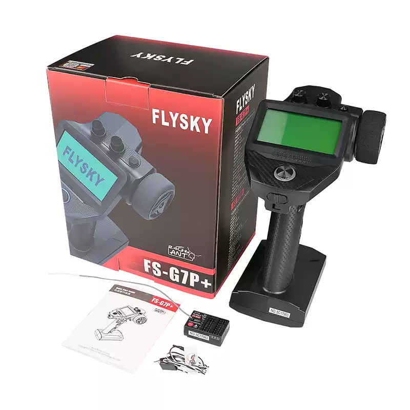 富斯flysky FS-G7P+遥控器 枪控ANT 车船用 10通道中英 R11P接收