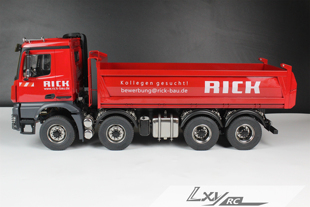 田宫 本 泥头车 自卸车RTR版 奔驰8x8 星越