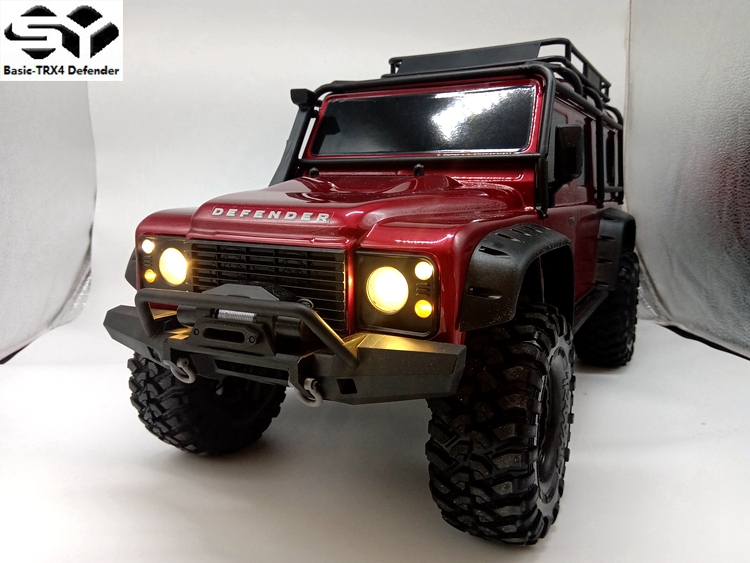 Basic-TRX4 Defender Traxxas TRX4 路虎卫士原厂壳用灯组车灯