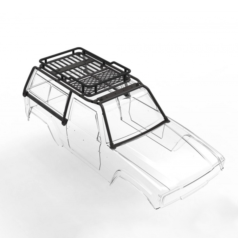 CROSSRC FR4 攀爬车仿真车顶行李架 烧猪盘/穿越防滚架/车壳