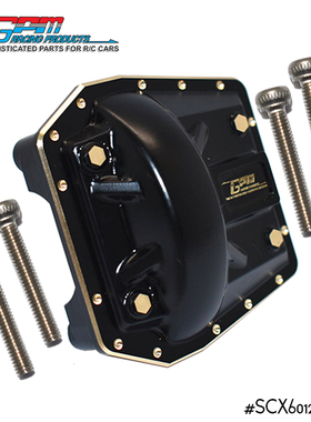 AXIAL 1/6 SCX6 JEEP JLU WRANG 纯铜前/后波箱通用外盖/金边款