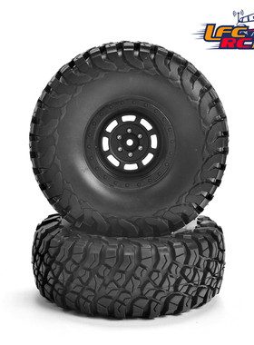 蓝飞驰模型RGT通用越野攀爬沙漠卡轮胎2只装轮毂胎皮18138