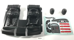 雷神KM 1:6仿真后直桥短卡原装配件 驾驶室车壳套件 E6093