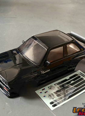 HNR鸿诺H9803狼人遥控模型平跑PC黑色车壳+贴纸H98268-2/H98265-2