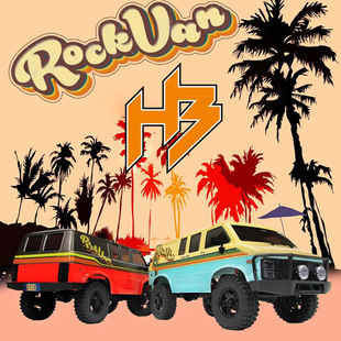 CR18P ROCK HOBBY RC遥控摇滚小货车 VAN 后V形四连杆 PLUS