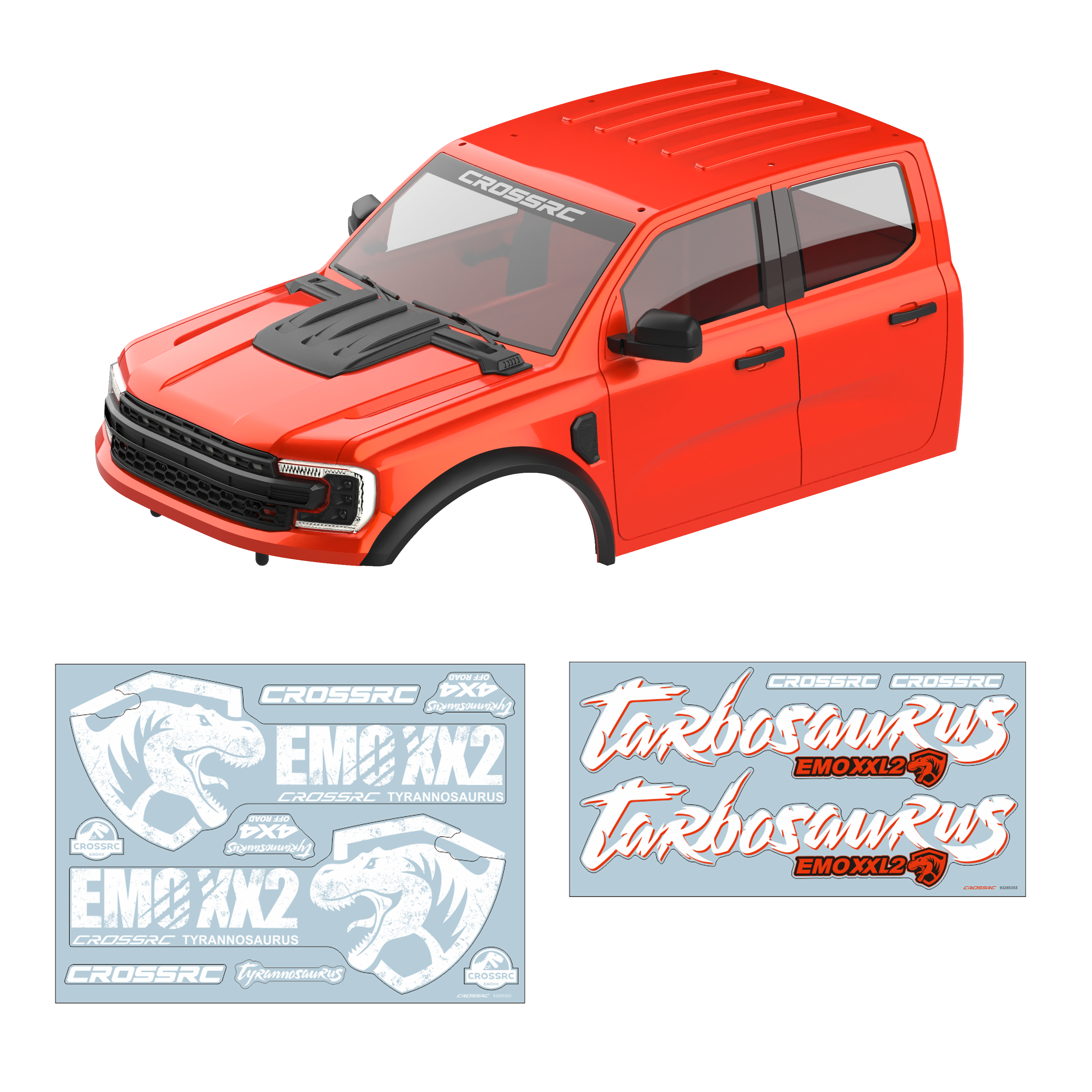 CROSSRC 暴龙 特暴龙 车壳车头前壳总成 带装饰件贴纸 97401646