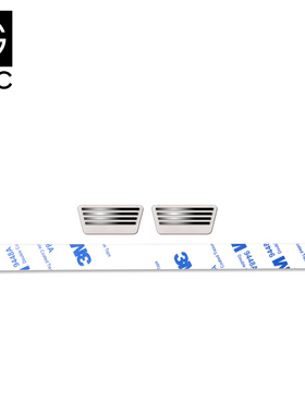 GRC TRX4/6 奔驰车壳后杠踏板 G500 G63 不锈钢金属装饰片 G160N