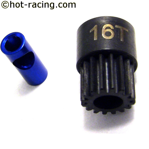 美国HOT RACING 钢马达齿48P 16T~26T 5MM内孔(加硬处理)