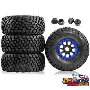 1/7莫哈维TRAXXAS短卡UDR沙漠卡FMS易控TB7短卡U4轮胎含转换垫片