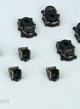 CROSSRC EMO AT4铜质CNC配重升级拉杆座 轮边减速盖