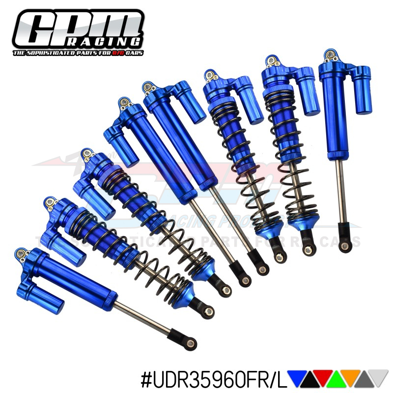 TRAXXAS 1/7 UDR 铝合金L型带负压筒前后避震套装UDR35960FR/L