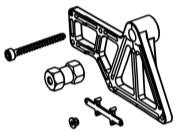 易控YK4082遥控攀爬车配件 备胎架组 14077