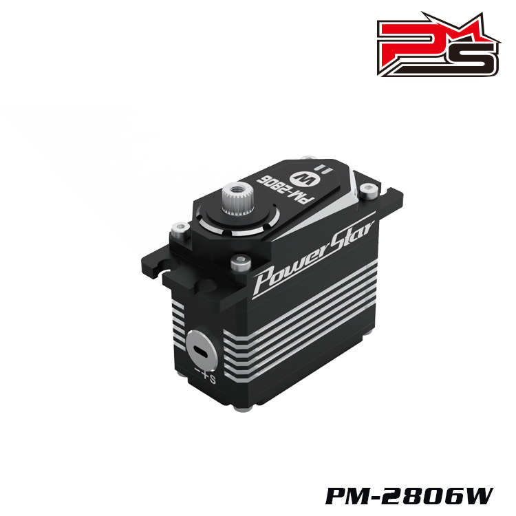 PM-2806高端新款全金属防水舵机伺服器 RC模型车零配件 28KG扭距