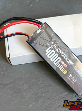 三圈3S 4000毫安LIPO锂电池25C模型车动力电池11.1V  T头