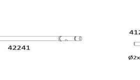 CROSSRC 后桥半轴（短） EMOX 大犀牛 42241 CS-97401077