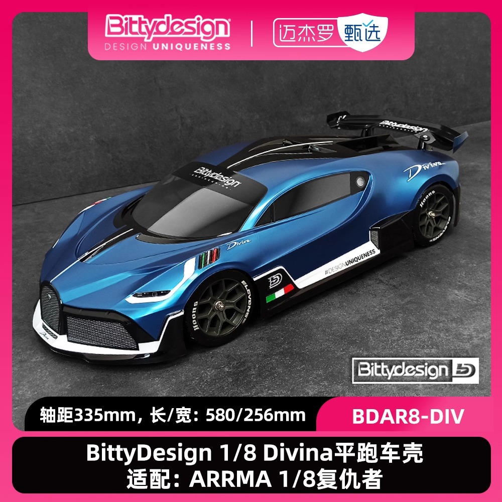 BittyDesign1/8平跑车壳