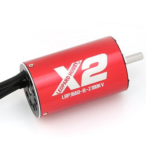 豹子 3660 X2 超高效3~4S无感无刷电机遥控大脚越野卡车RC用