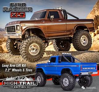 TRAXXAS TRX4 经典福特F150 1:10遥控攀爬模型车加高皮卡 92046-4