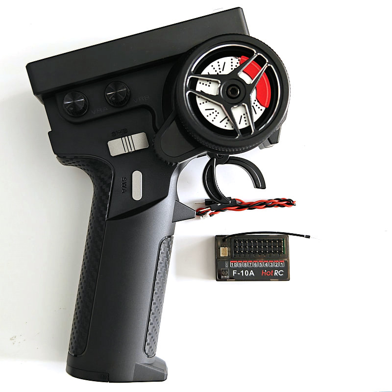 HOT RC CT-10B枪控10通道遥控器RC车船模型遥控TFT彩屏多功能枪控