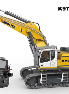 卡勃力特K970-100S遥控液压全金属挖掘机高端履带仿真工程模型RC