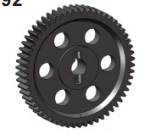 58T大齿 HN鸿诺 10遥控电动平跑车配件 H98192 H9802