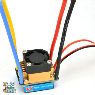 蓝飞驰模型火凤凰攀爬大脚短卡越野车有刷320A防溅水双向电调