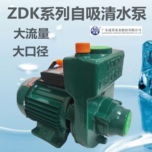 220V 750W离心式 1.5寸进出水口径 380V 自吸清水泵 凌霄1.5ZDK
