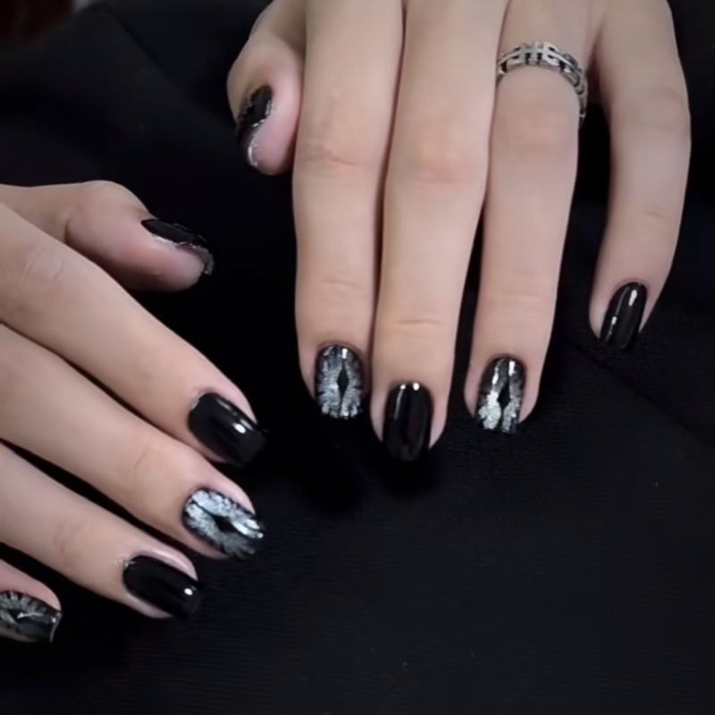 纯手工跨境恶魔之眼猫眼穿戴甲猫眼甜酷美甲爆闪男女通显白指甲贴,彩妆/香水/美妆工具,穿戴甲/甲片,淘宝优惠券,粉丝福利购,淘宝优惠卷