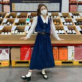 现货牛仔两件套裙子送腰带131-9811P145K218，商品下架区，浙宝131