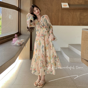 现货 仙仙碎花连衣裙131-7218 P145K199图片
