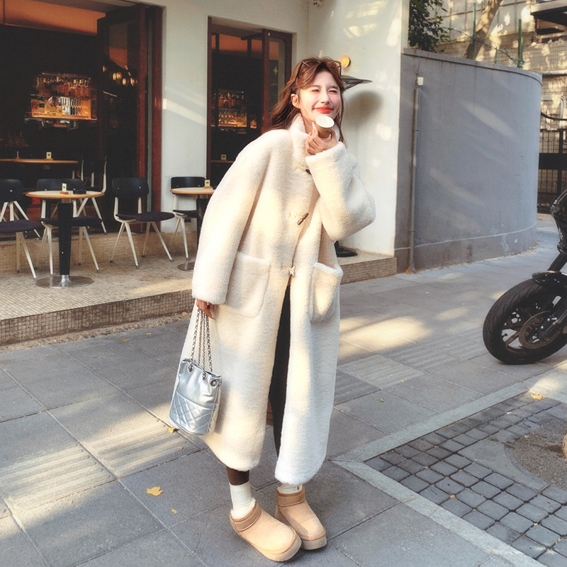 现货皮毛一体长款外套131-7397P215K318,女装皮草,浙宝131
