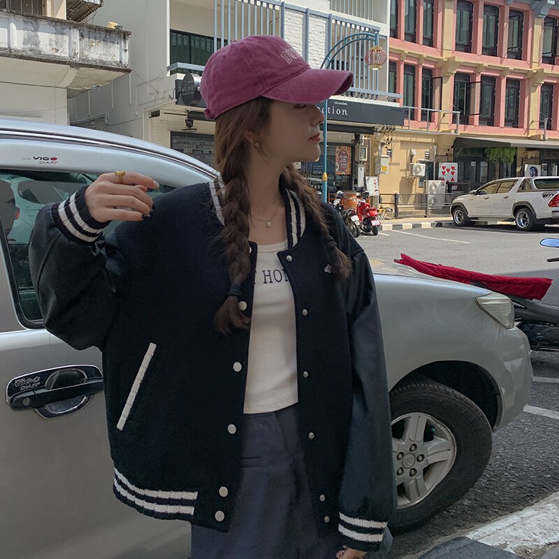 现货字母棒球服131-W9855P135K188，女装短外套，浙宝131