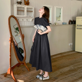 【数据好】现货！两色盘扣连衣裙131-5937P125K178，女装连衣裙，浙宝131