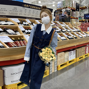 现货 牛仔马甲连衣裙131-5007背心裙P105K158图片