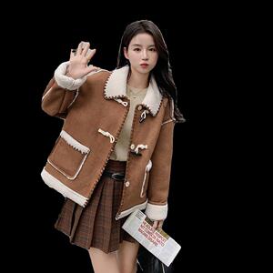 现货！2025冬季羊羔毛外套131-5083P185K268图片