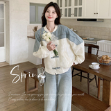 现货亮片盘扣牛仔拼接棒球服短外套131-5936P145K198，商品下架区，浙宝131