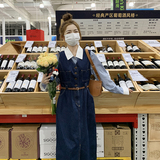 现货牛仔马甲连衣裙131-5007背心裙P105K158，商品下架区，浙宝131