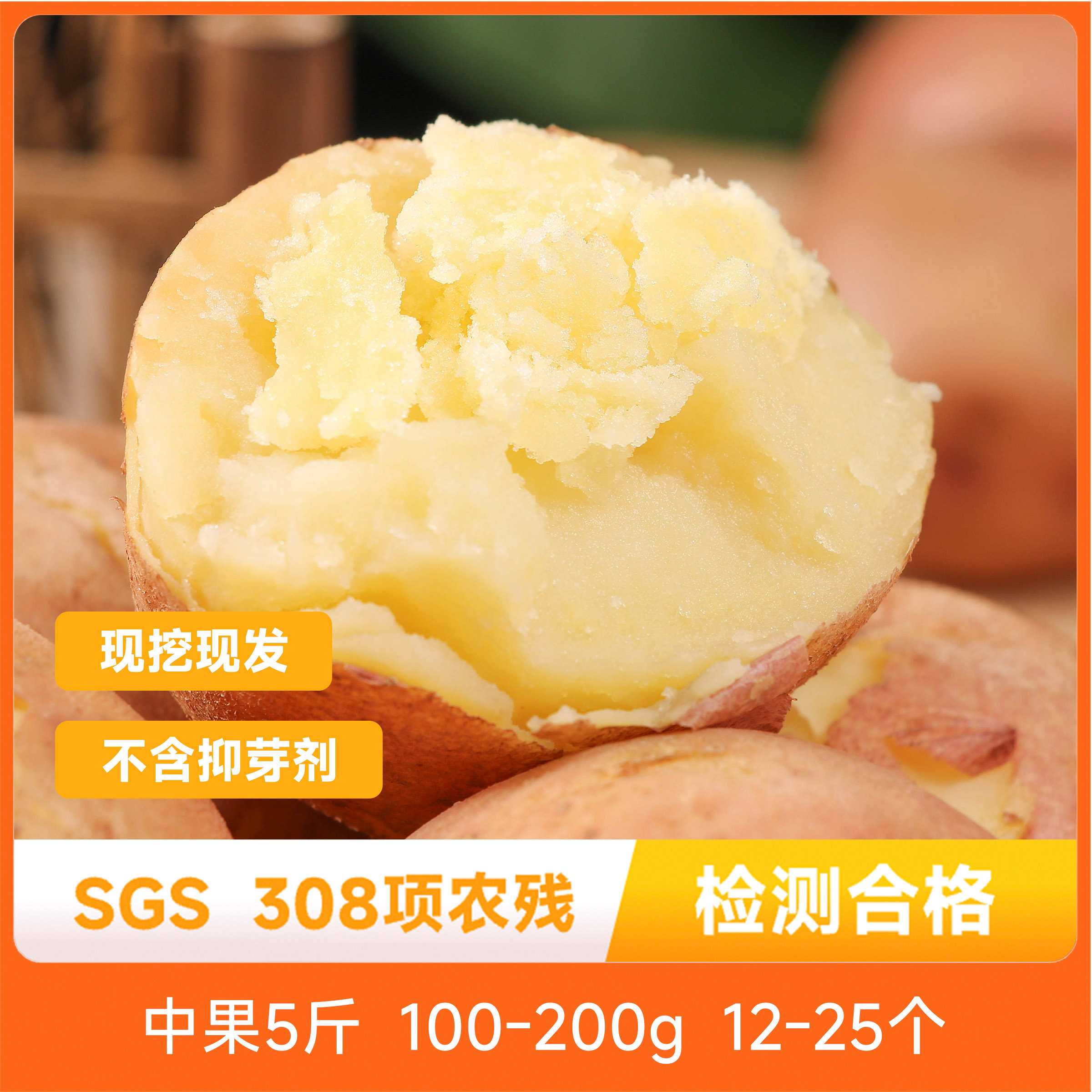 云南红皮黄心土豆干面甜起沙新鲜洋芋马铃薯辅食