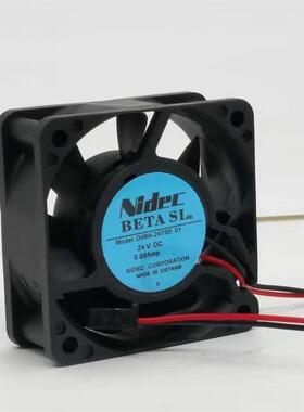 议价原装Nidec6025D06A-24TS50124V0.09A60*25MM变频器风扇