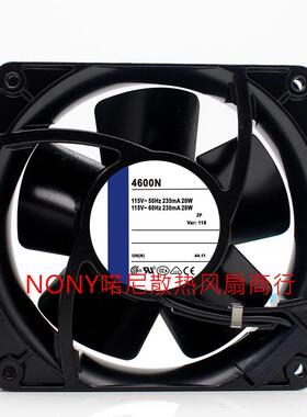 议价德国TYP4600N/X/Z4606N/X/Z12038110V全金属耐高温散热风扇
