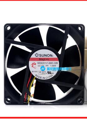 议价正品DC12V1.56WME80201V1-000C-G998020机箱散热风