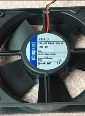 议价全新ebmpapstTYP4314G/12/U/R/S/H/HRDC24V12032变频器风扇