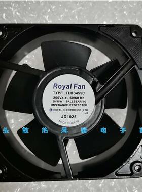 议价日本原装进口RoyalFanTLHS455C220V20/18W12038全金属风扇