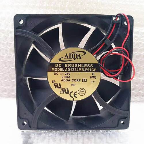 议价风扇AD1224MB-F91GP24V0.68A大风量汇川变频器散热风扇