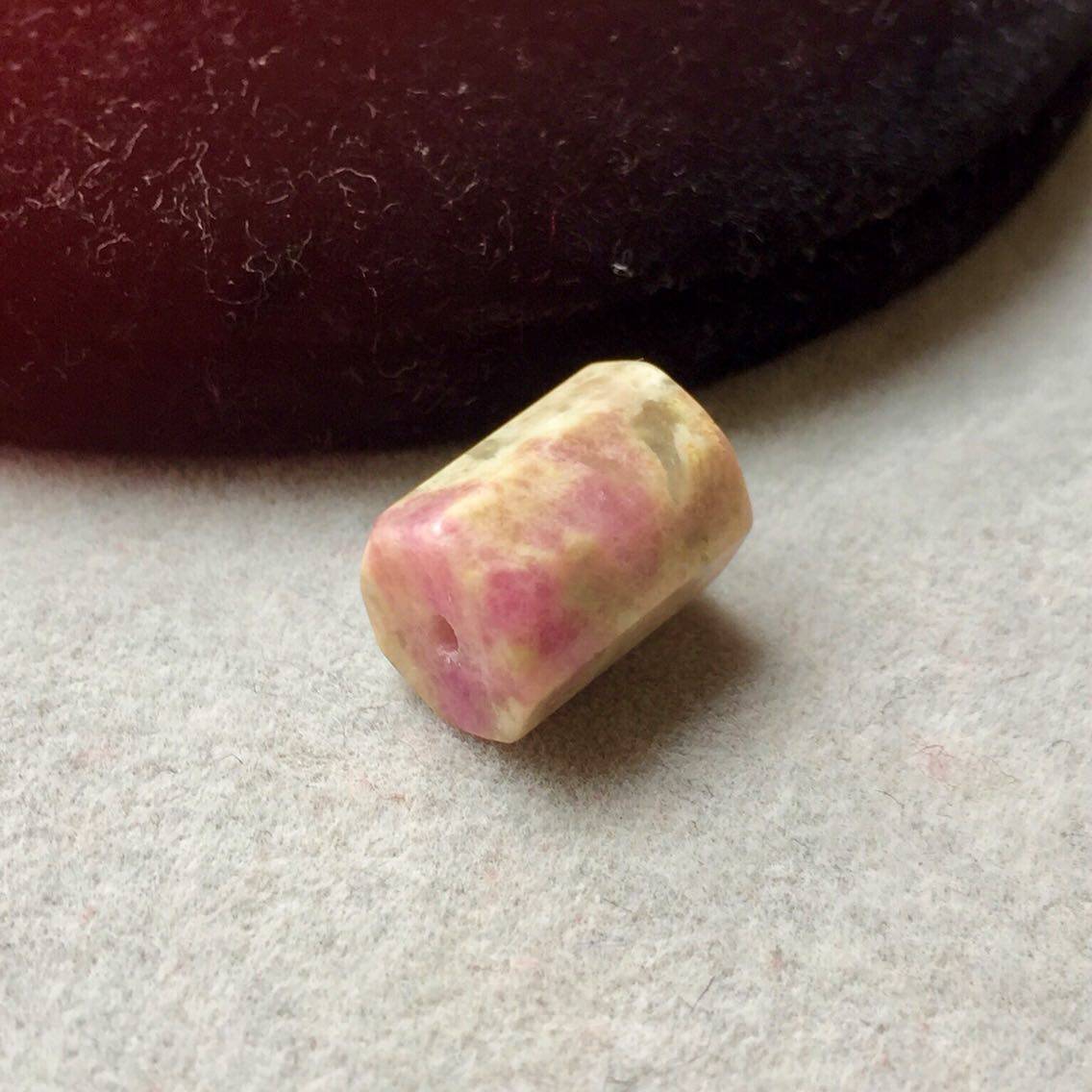 醒走 天然舒俱来老料桃红樱花粉蛋花八棱柱八子桶珠顶珠DIY路路通