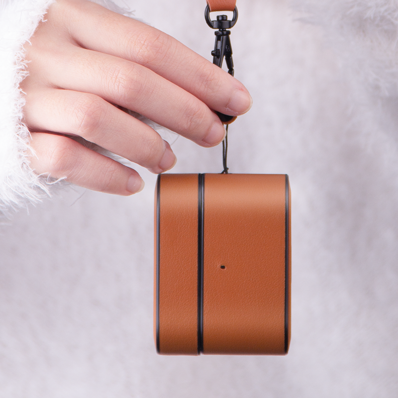 AirPodsPro2真皮保护套简约