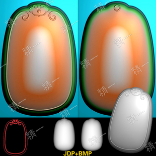321花边框新款平安无事牌挂件吊坠精雕图带线雕刻图