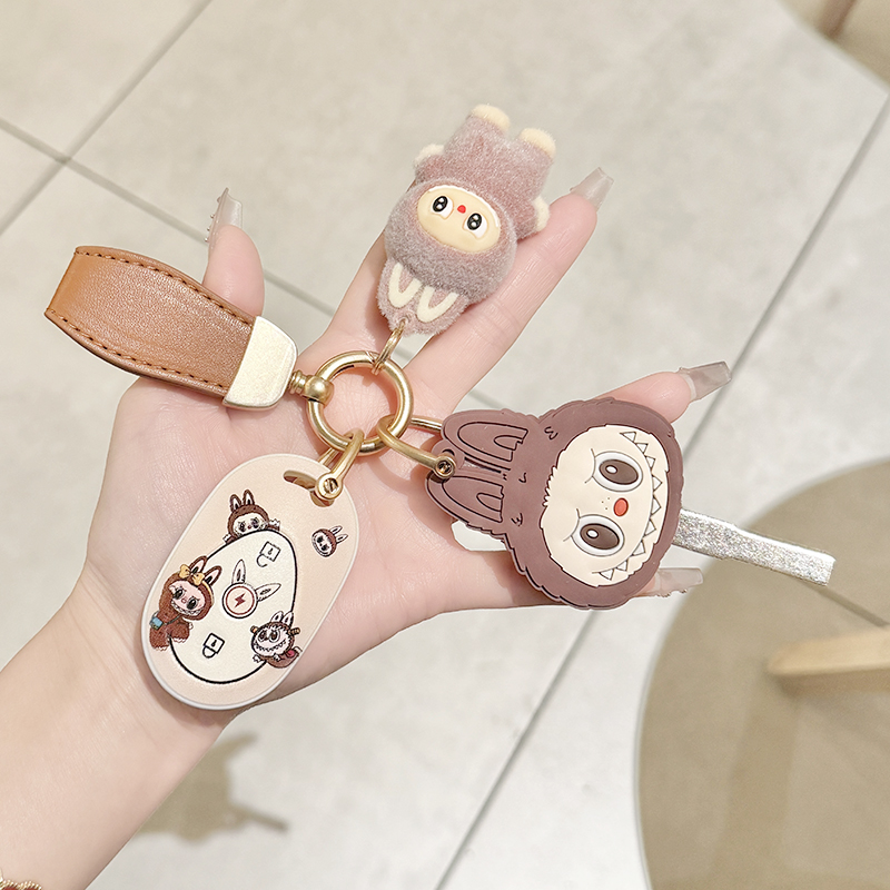 适用立马金彭鹏su7新款米朵电动车钥匙包小刀飞鸽遥控新款防摔套