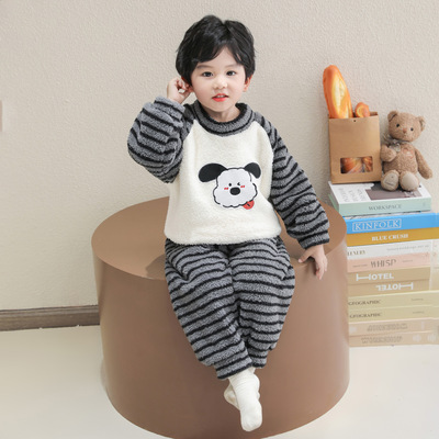 2025年冬季新款儿家居服套装