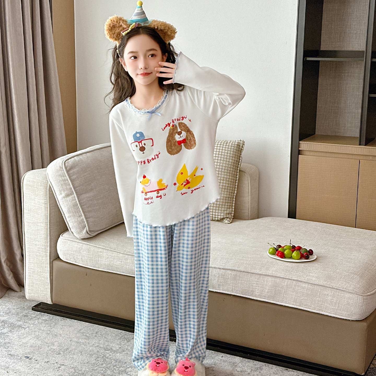 2025年秋季新款儿童家居服套装